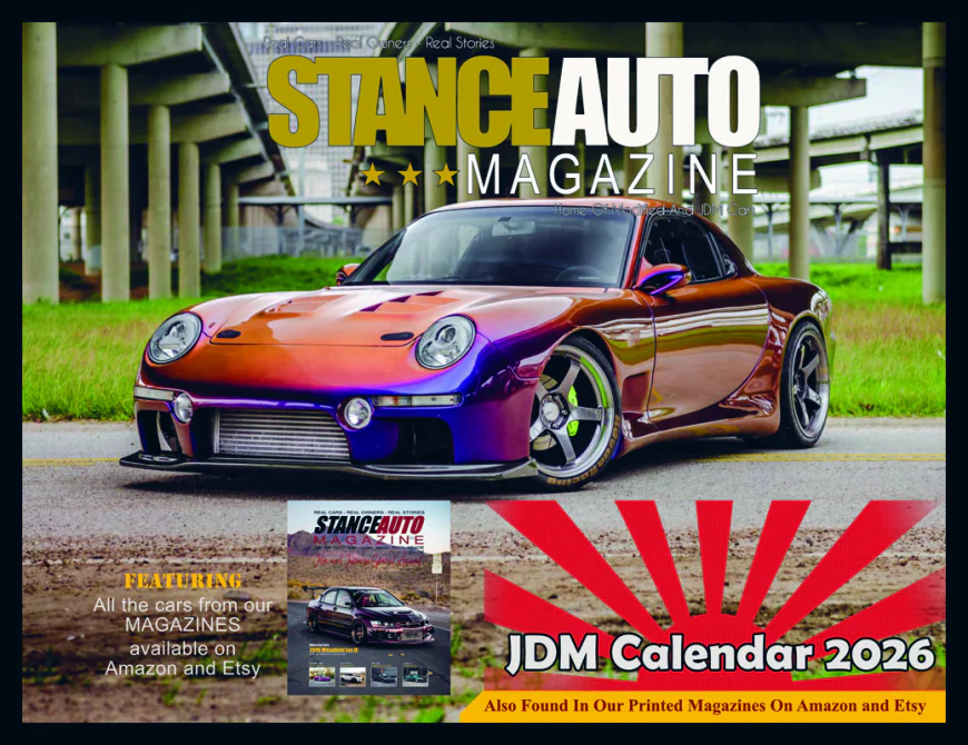 Stance Auto Magazine 2026 Car Calendars: For JDM & Modified Car Fans
