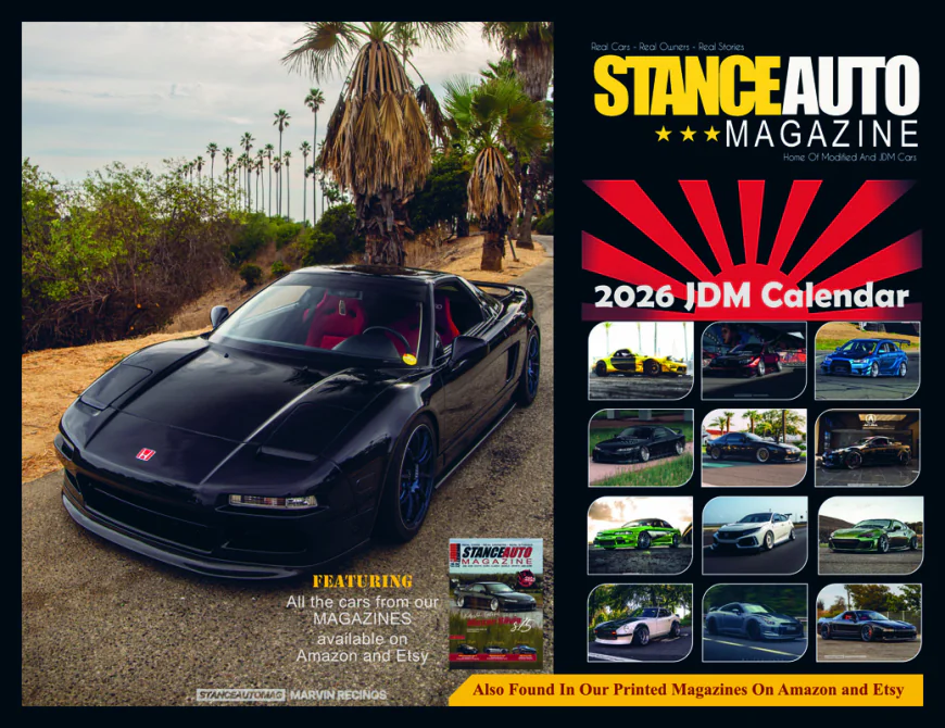 Stance Auto Magazine 2026 Car Calendars: For JDM & Modified Car Fans