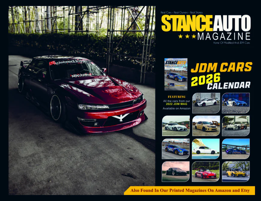 Stance Auto Magazine 2026 Car Calendars: For JDM & Modified Car Fans