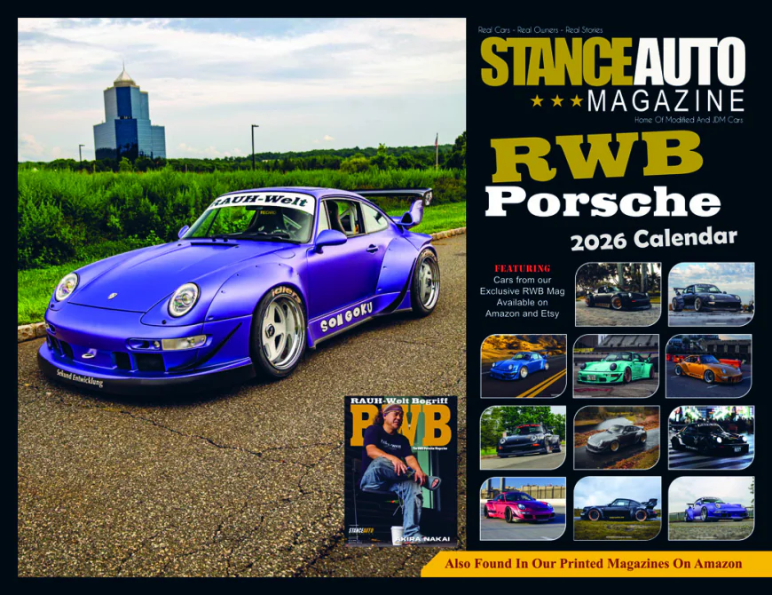 Stance Auto Magazine 2026 Car Calendars: For JDM & Modified Car Fans