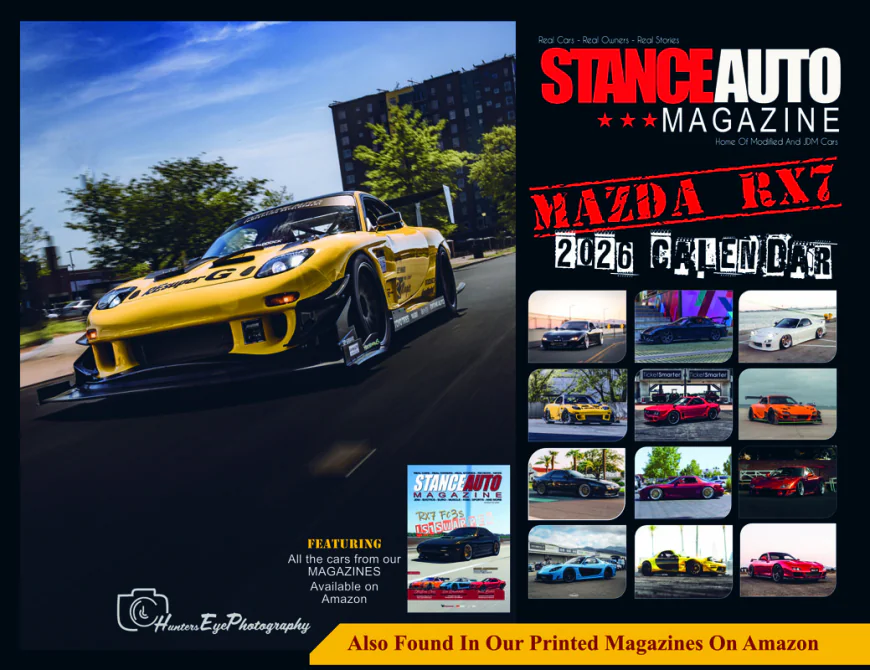 Stance Auto Magazine 2026 Car Calendars: For JDM & Modified Car Fans