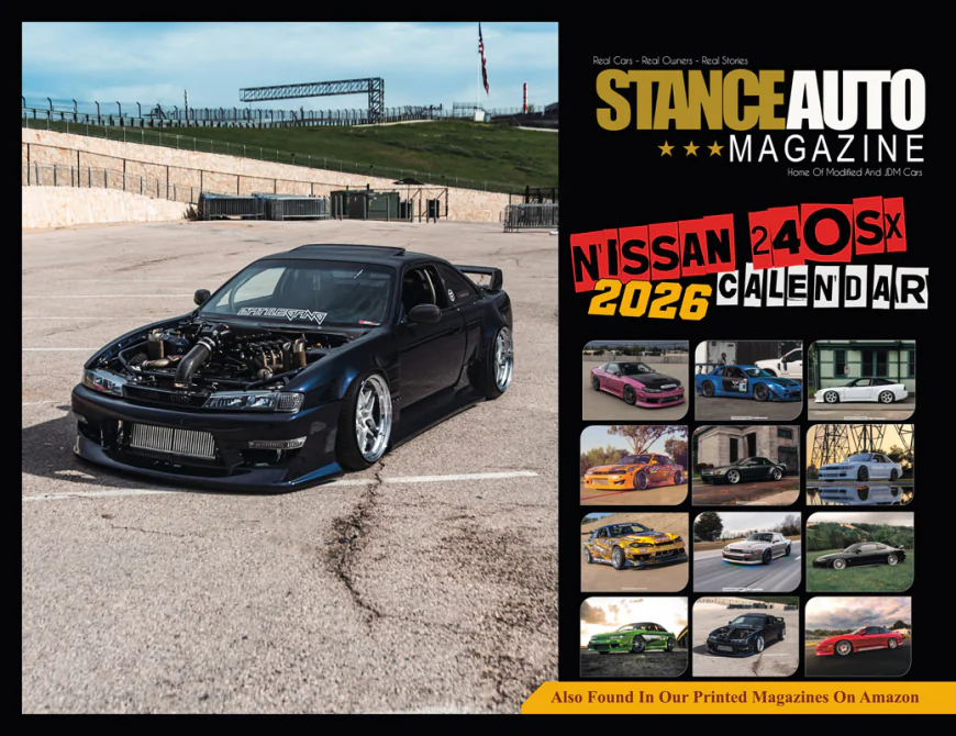 Stance Auto Magazine 2026 Car Calendars: For JDM & Modified Car Fans