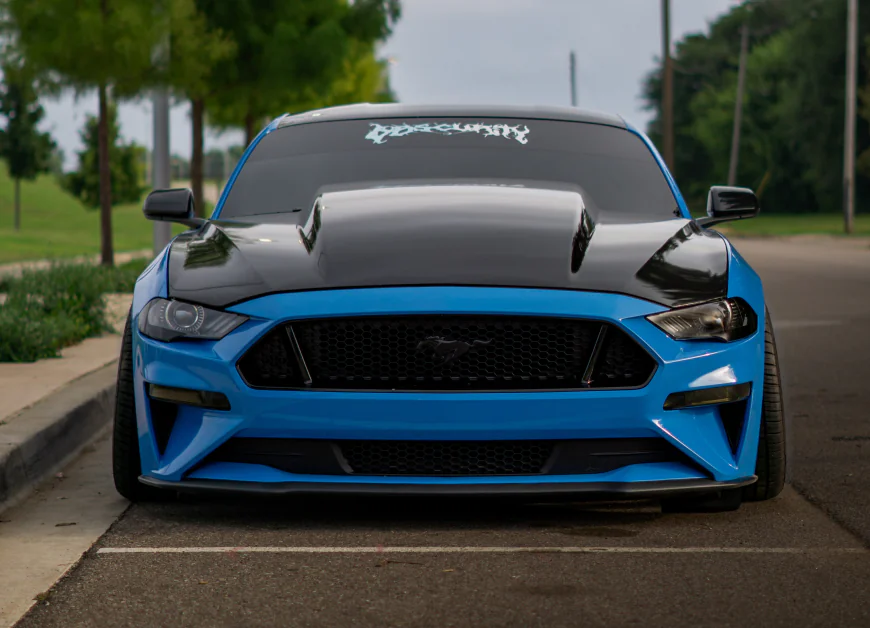 Bagged Ford Mustang GT Coyote S550 – Grabber Blue Airlift Build