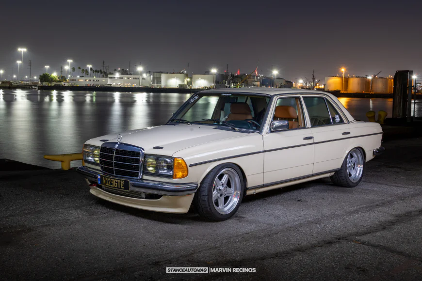 Mercedes W123 300D 1JZ Swap – 420hp Bagged Build