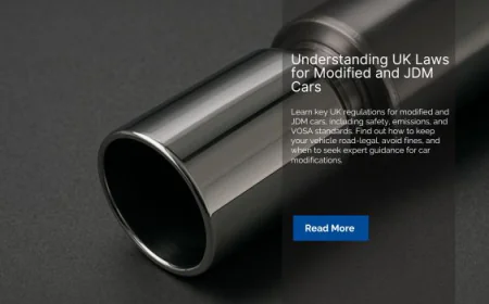 Understanding UK Laws for Modified and JDM Cars