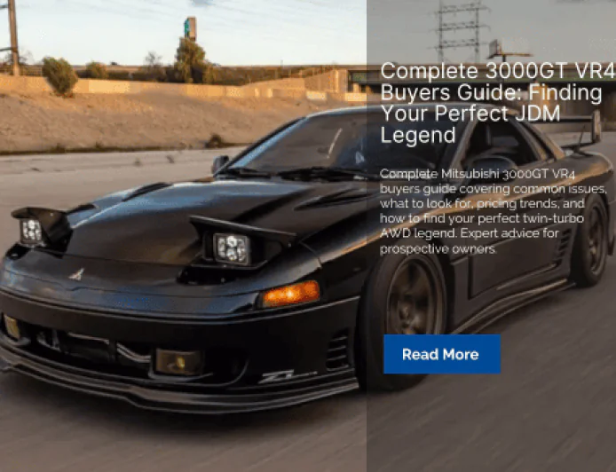 Complete 3000GT VR4 Buyers Guide: Finding Your Perfect JDM Legend