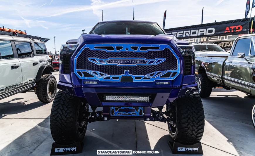 front of a lifted 2025 Toyota Tundra 20-Inch Custom Lift Build