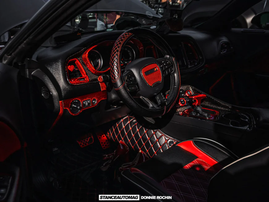 interior shot of a 2019 Dodge Challenger