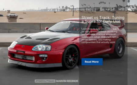 Street vs Track: Tuning a Supra for Daily Use