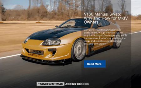 V160 Manual Swap: Why and How for MKIV Owners