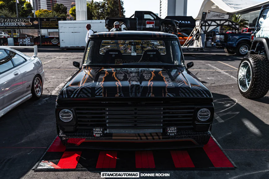 1967 Ford F100 Crown Victoria Chassis Swap Sema show build 