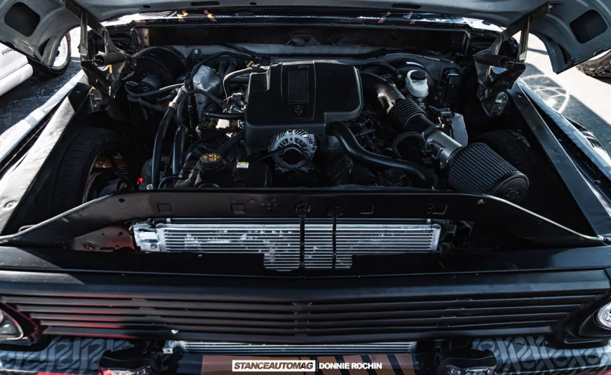 1967 Ford F100 Crown Victoria Chassis Swap Sema show build  engine bay