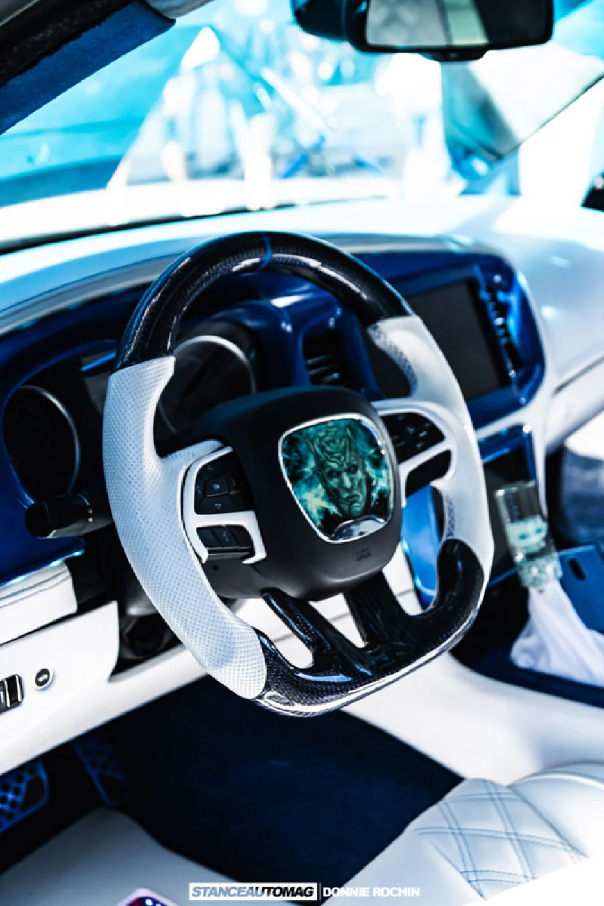 2015 Dodge Charger Scat Pack Widebody SEMA Build with Custom Dragon Wrap