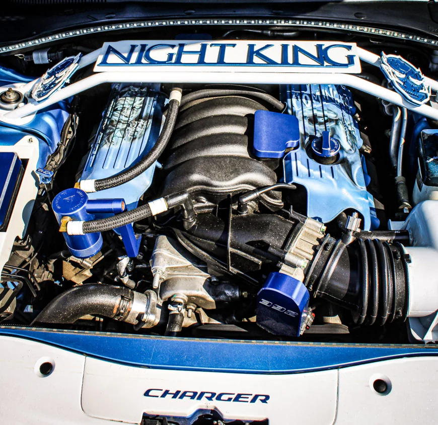 2015 Dodge Charger Scat Pack Widebody SEMA Build with Custom Dragon Wrap