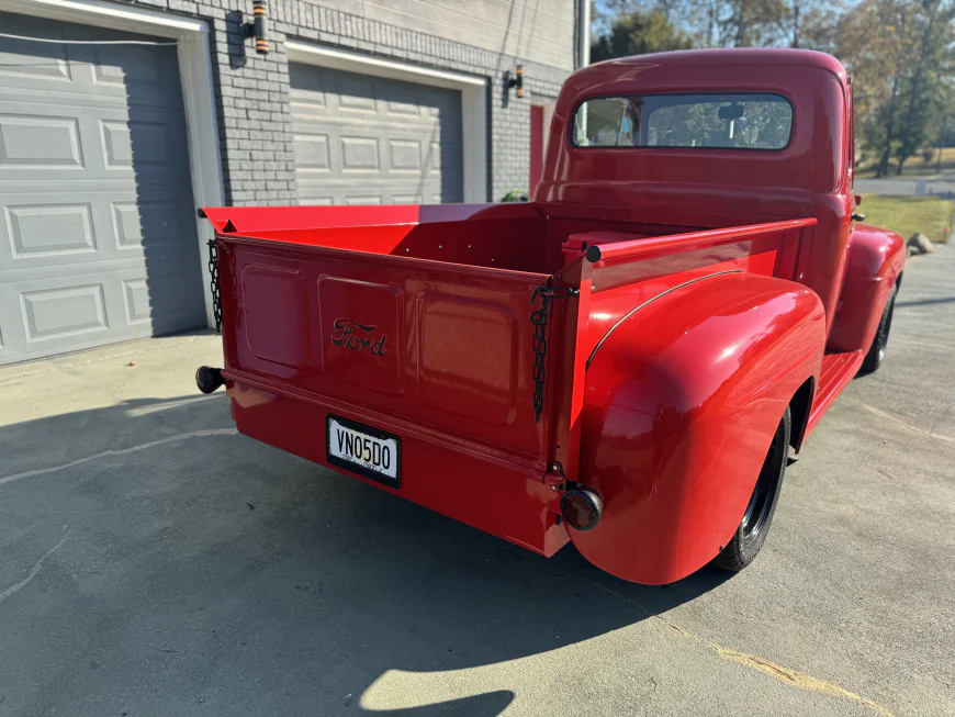 1952 Ford F1 Daily Driver Hot Rod with Ice Cream Cone RedCar Creamery