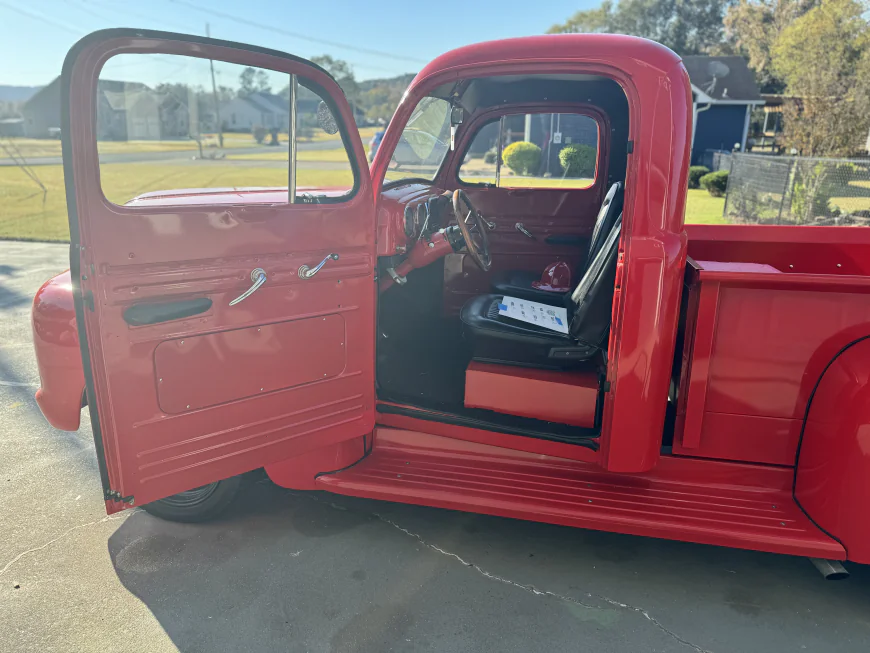1952 Ford F1 Daily Driver Hot Rod with Ice Cream Cone RedCar Creamery