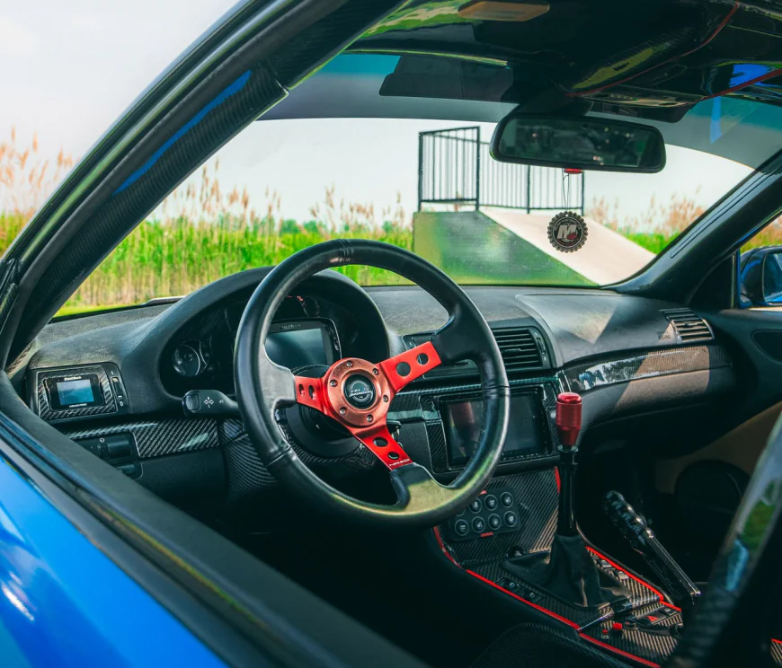 2005 BMW 330ci E46 Widebody LS3 Swap interior