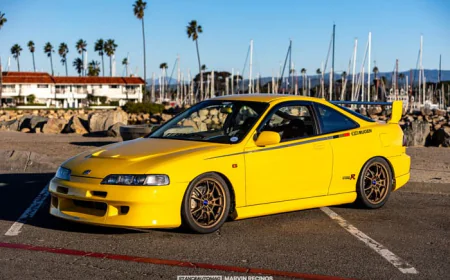 Acura Integra Type R Phoenix Yellow Mugen Time Capsule K20 Swap