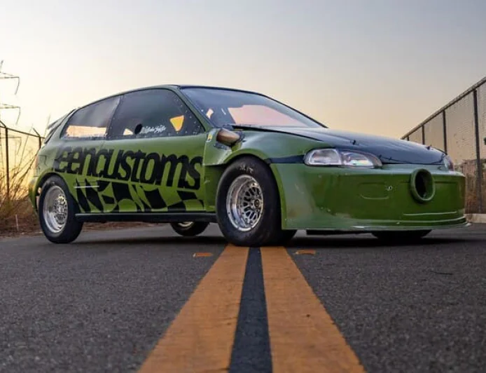 1992 Honda Civic Hatchback All-Motor K24 10-Second Race Car Build