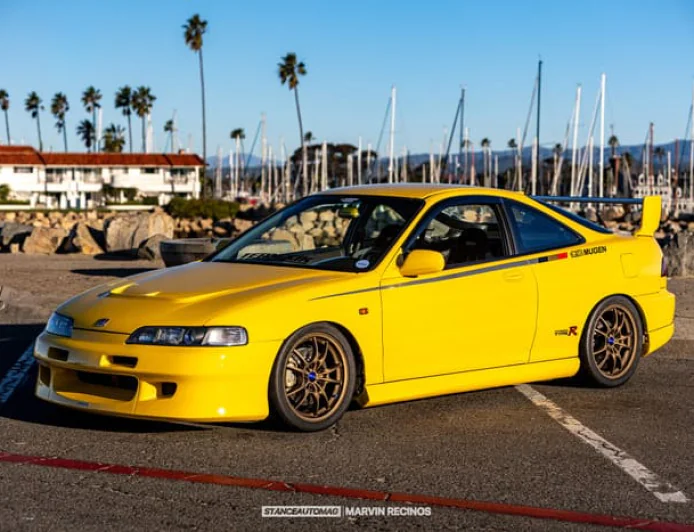 Acura Integra Type R Phoenix Yellow Mugen Time Capsule K20 Swap