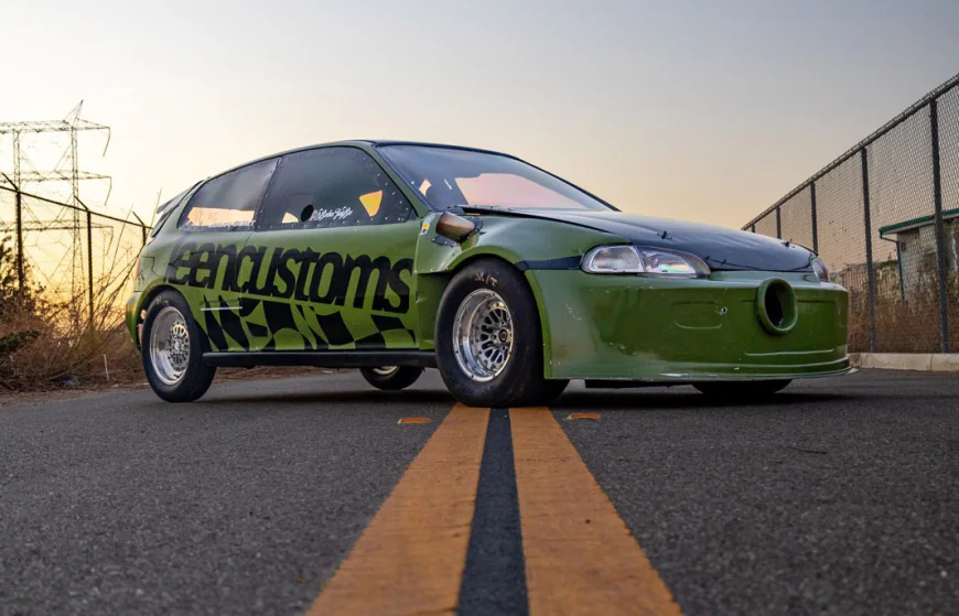 1992 Honda Civic Hatchback All-Motor K24 10-Second Race Car Build