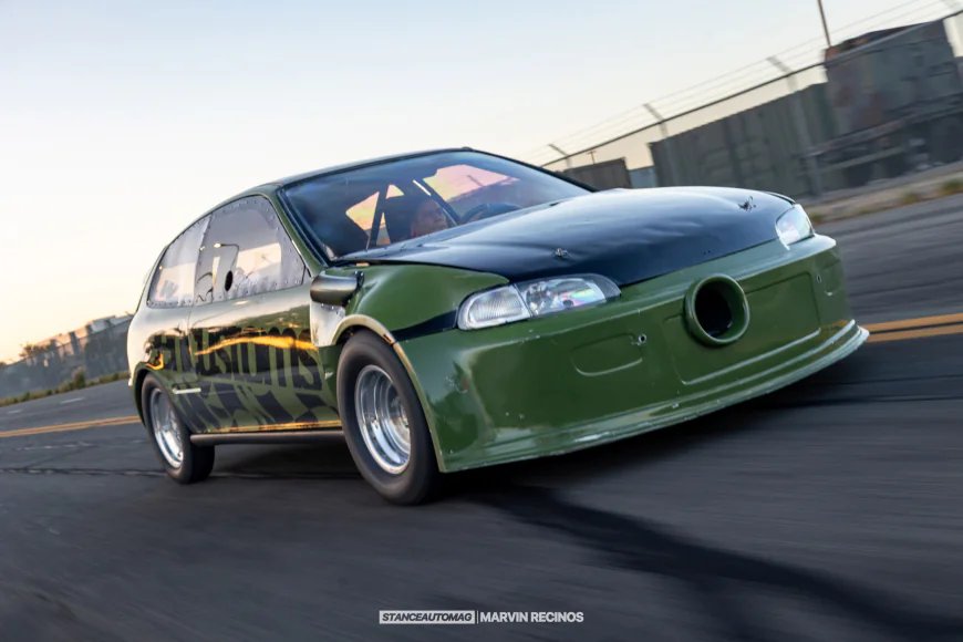 1992 Honda Civic Hatchback All-Motor K24 10-Second Race Car Build