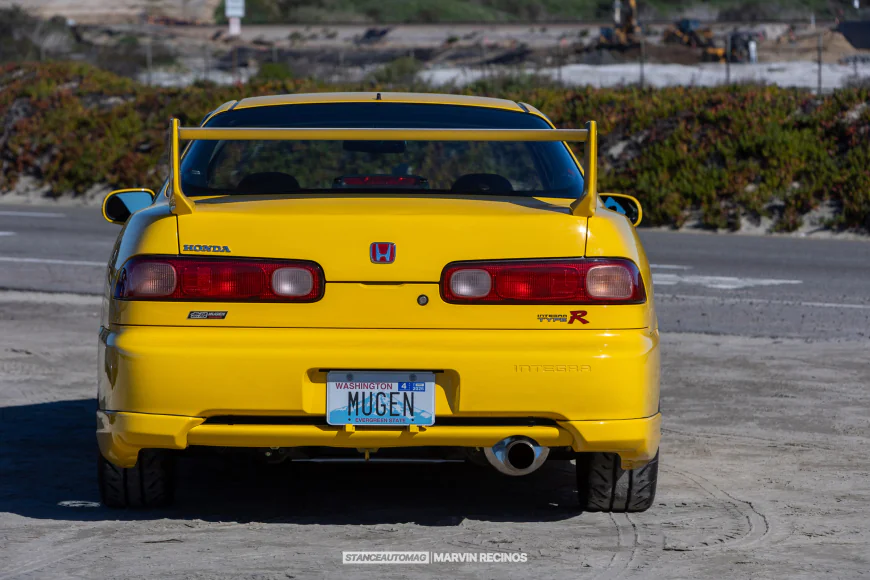 Acura Integra Type R Phoenix Yellow Mugen Time Capsule K20 Swap