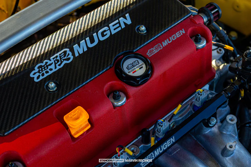 Acura Integra Type R Phoenix Yellow Mugen Time Capsule K20 Swap
