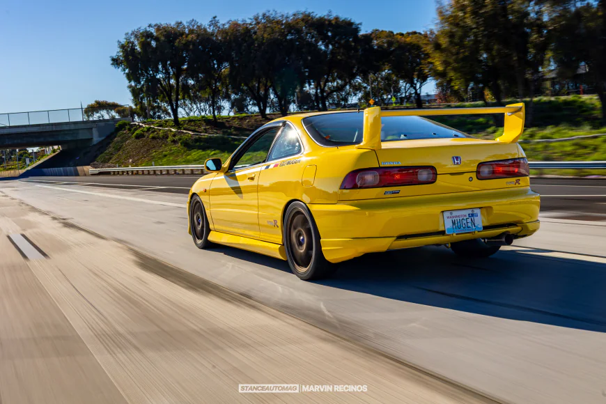Acura Integra Type R Phoenix Yellow Mugen Time Capsule K20 Swap