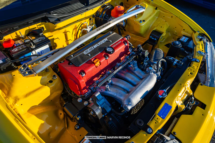 Acura Integra Type R Phoenix Yellow Mugen Time Capsule K20 Swap
