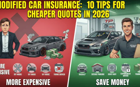 Modified Car Insurance: 10 Tips for Cheaper Quotes in 2026