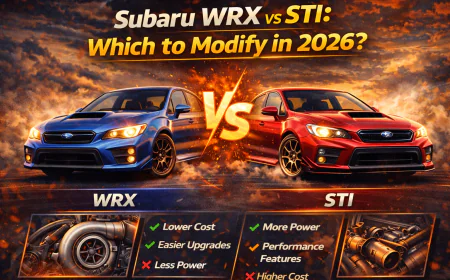 Subaru WRX vs STI: Which to Modify in 2026?