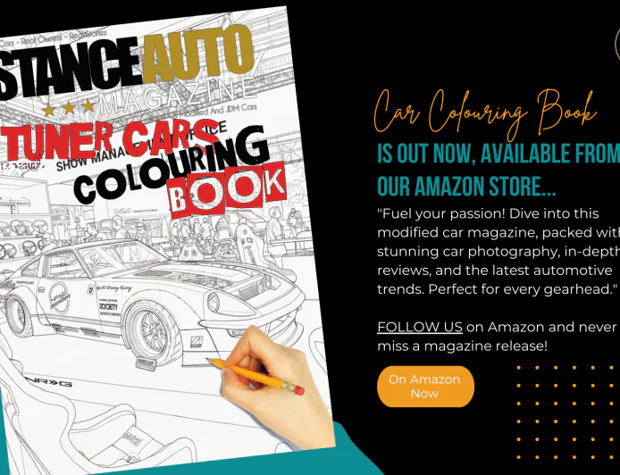 Modified Car Colouring Book: Stance Auto Tuner Cars Colouring Book