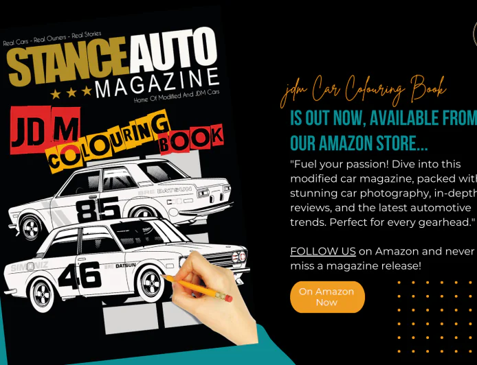 JDM Legends Unleashed: Stance Auto’s Ultimate JDM Car Colouring Book