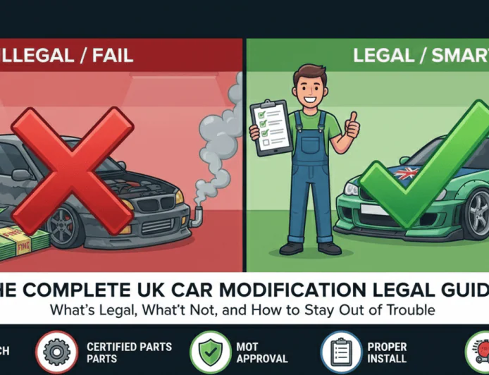 The Complete UK Car Modification Legal Guide: What's Legal, What's Not, and How to Stay Out of Trouble
