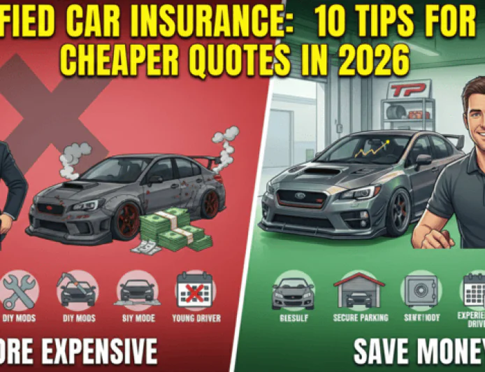 Modified Car Insurance: 10 Tips for Cheaper Quotes in 2026