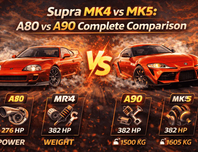 Supra MK4 vs MK5: A80 vs A90 Complete Comparison