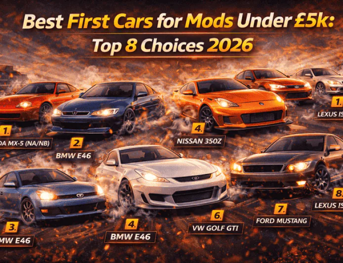Best First Cars for Mods Under £5k: Top 8 Choices 2026
