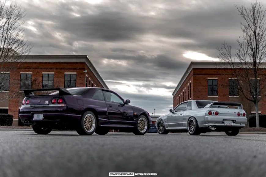 nissan skyline r32 and r33 together