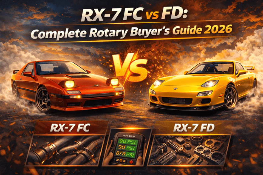 RX-7 FC vs FD: Complete Rotary Buyer's Guide 2026