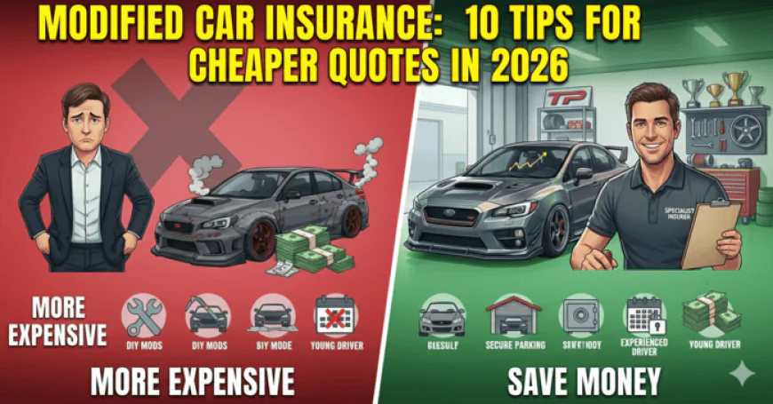 Modified Car Insurance: 10 Tips for Cheaper Quotes in 2026