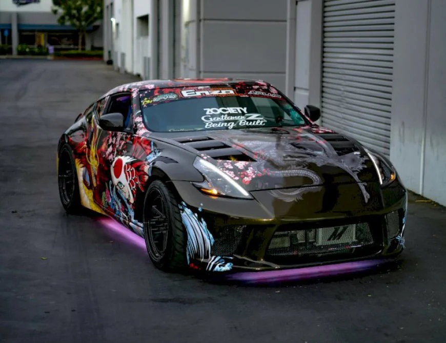 350z with a fantastic wrap