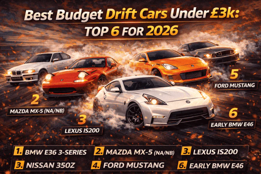 Best Budget Drift Cars Under £3k: Top 6 for 2026