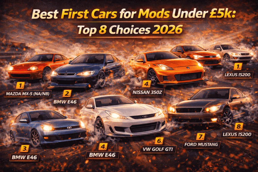 Best First Cars for Mods Under £5k: Top 8 Choices 2026