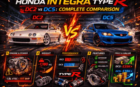 Honda Integra Type R DC2 vs DC5: Complete Comparison