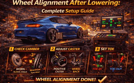 Wheel Alignment After Lowering: Complete Setup Guide