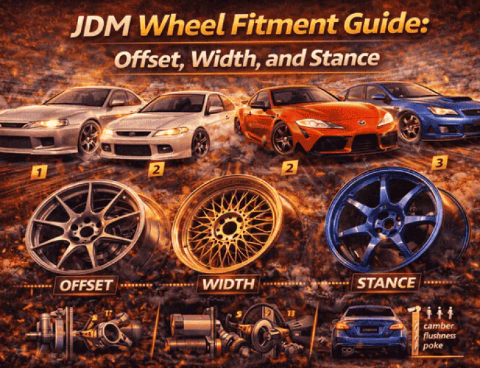 JDM Wheel Fitment Guide: Offset, Width, and Stance