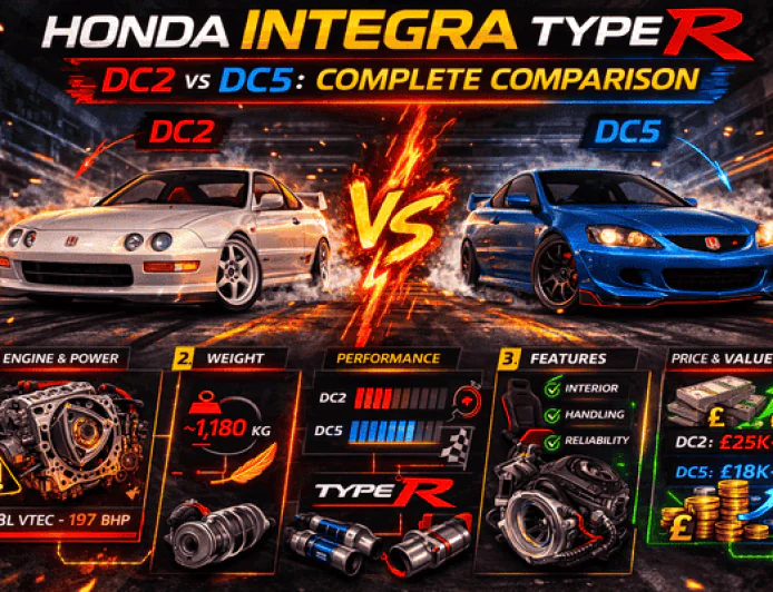 Honda Integra Type R DC2 vs DC5: Complete Comparison