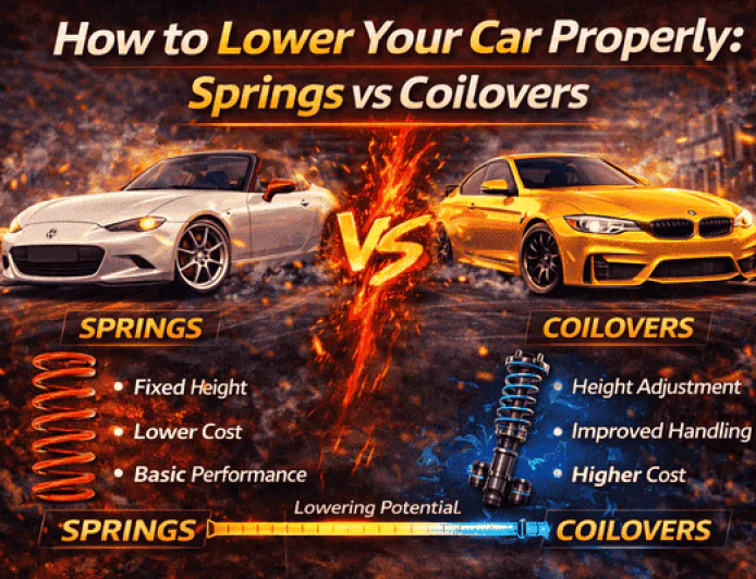 How to Lower Your Car Properly: Springs vs Coilovers