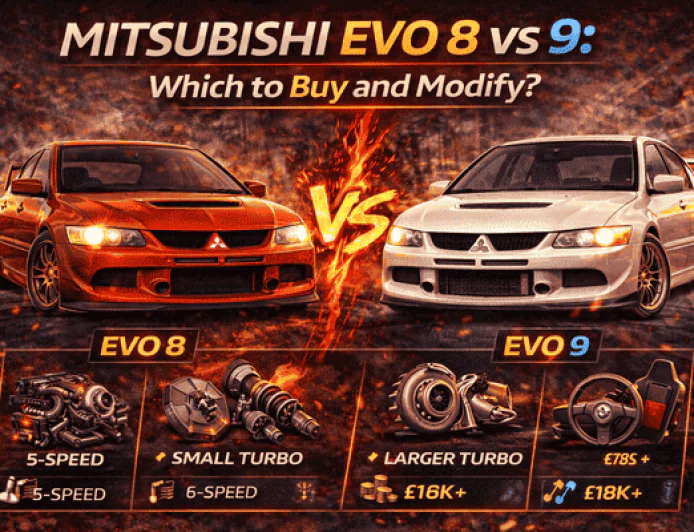 Mitsubishi Evo 8 vs 9: Which to Buy and Modify?
